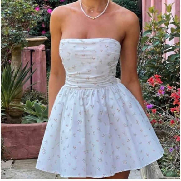 BABY BOO FASHION KATRINA MINI DRESS , PERFECT FOR BRIDAL SHOWERS & TEA PARTIES - Picture 3 of 14